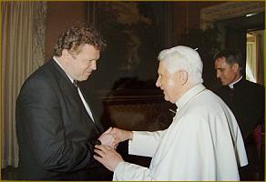 Babailov with Pope Benedcit