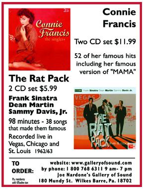 Connie Francis and The Rat Pack
